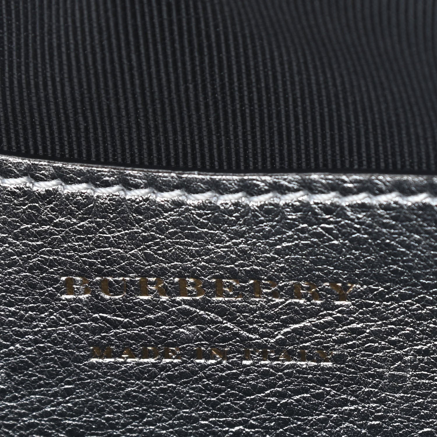 Burberry Metallic Smooth Calfskin 1983 Knight Check Link Bum Bag Silver 6 of 8