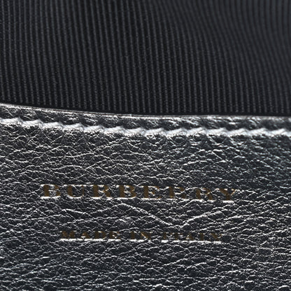 Burberry Metallic Smooth Calfskin 1983 Knight Check Link Bum Bag Silver 6 of 8