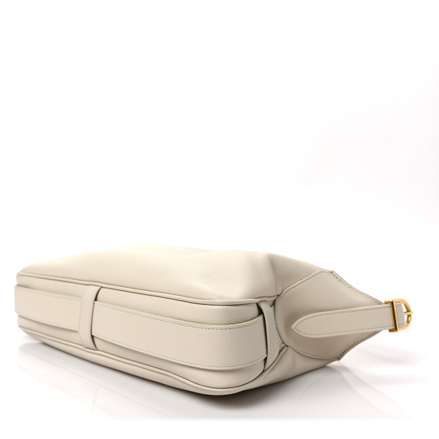 Celine Supple Calfskin Medium Romy Shoulder Bag Rice 8 of 8