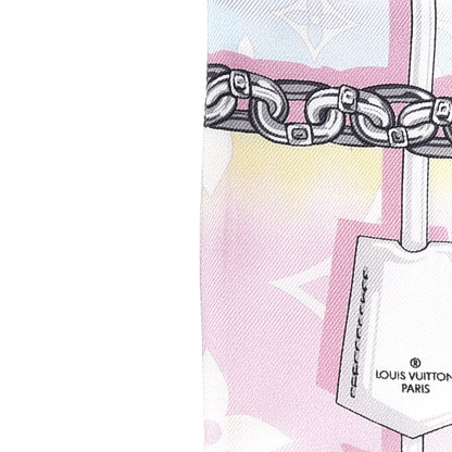 Louis Vuitton Silk Monogram Escale Confidential Bandeau Pink 5 of 5