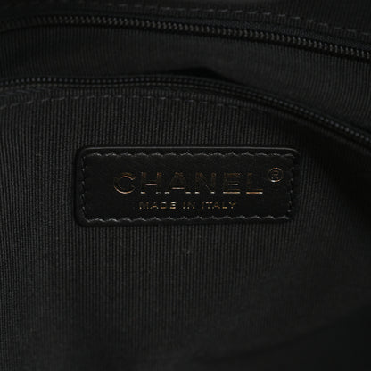 Chanel Calfskin Quilted Small Coco Base Shopping Bag Black 6 of 10