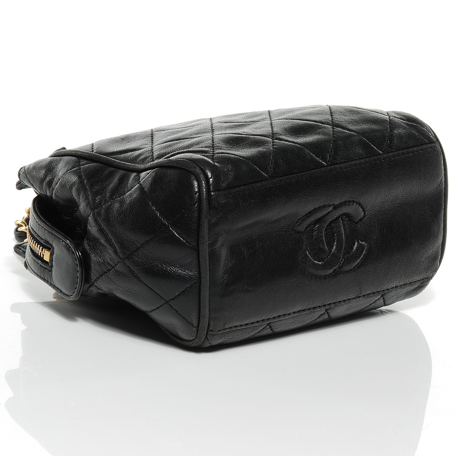 Chanel Lambskin Quilted Small Shoulder Bag Black 4 of 7