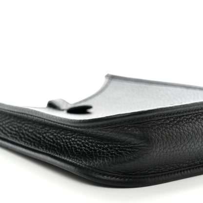 Hermes Taurillon Clemence Evelyne TPM Black 9 of 10