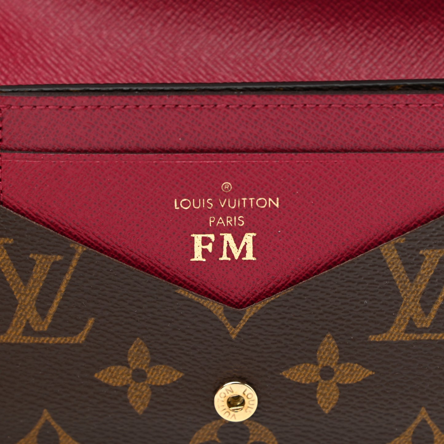 Monogram Jeanne Wallet Fuchsia