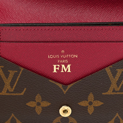 Louis Vuitton Monogram Jeanne Wallet Fuchsia 7 of 10