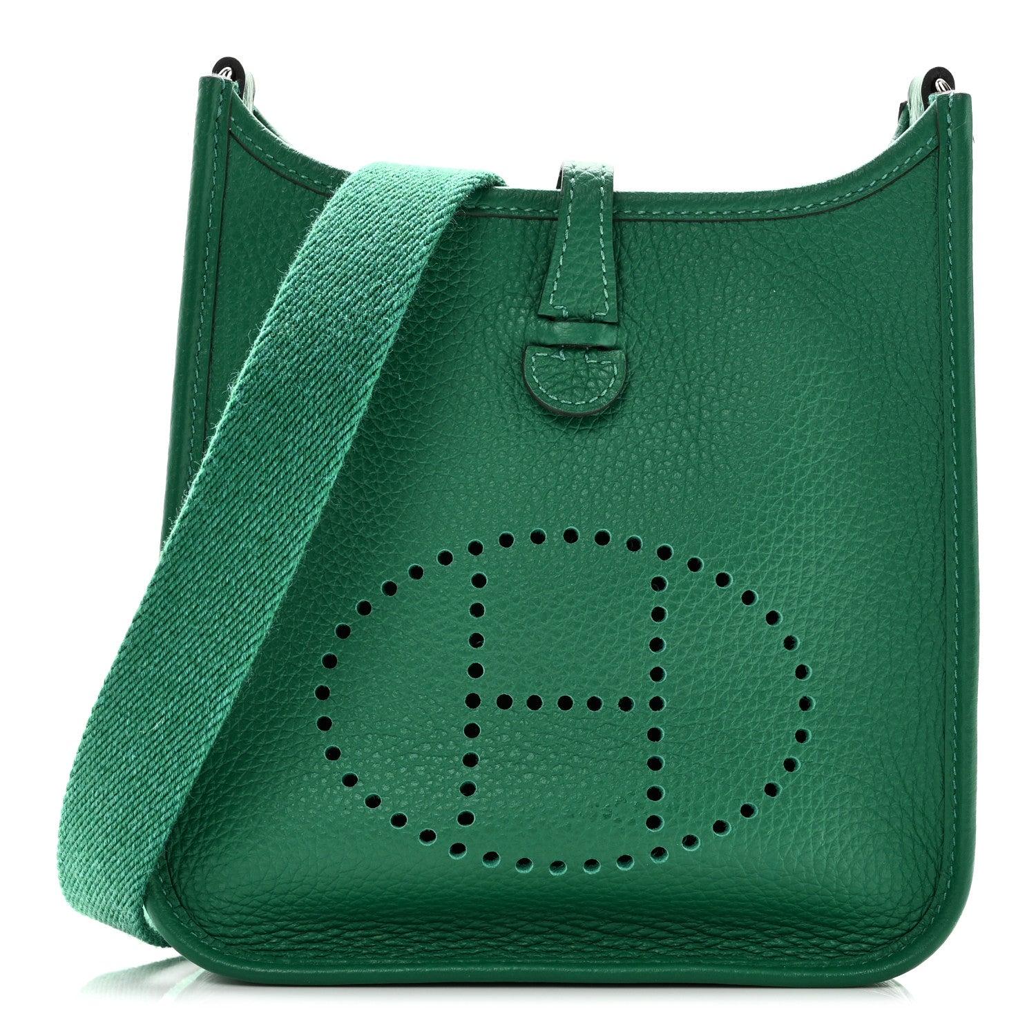 Hermes Taurillon Clemence Evelyne TPM Vert Vertigo 8 of 10