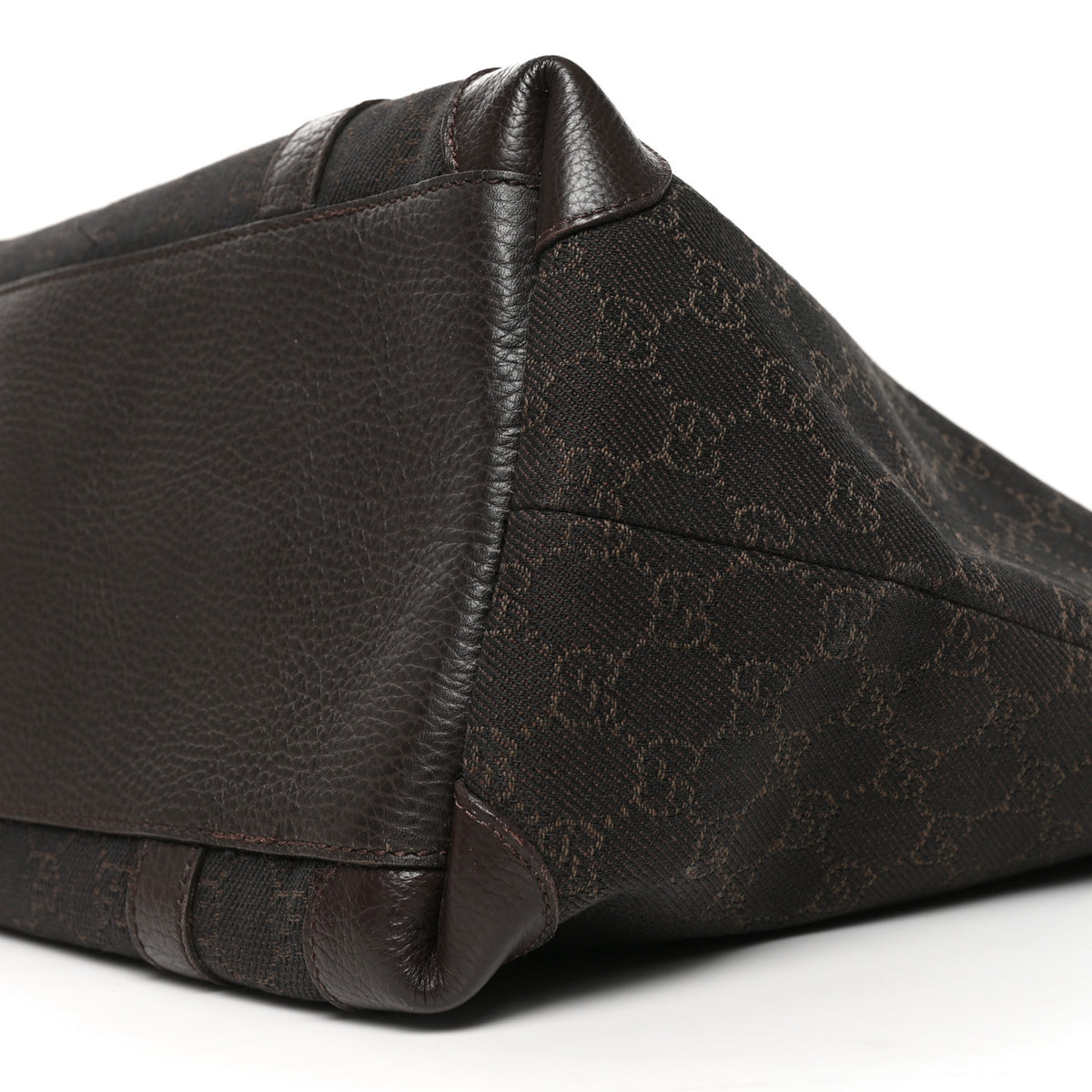 Gucci Monogram Large GG Charm Dome Satchel Dark Brown 10 of 10