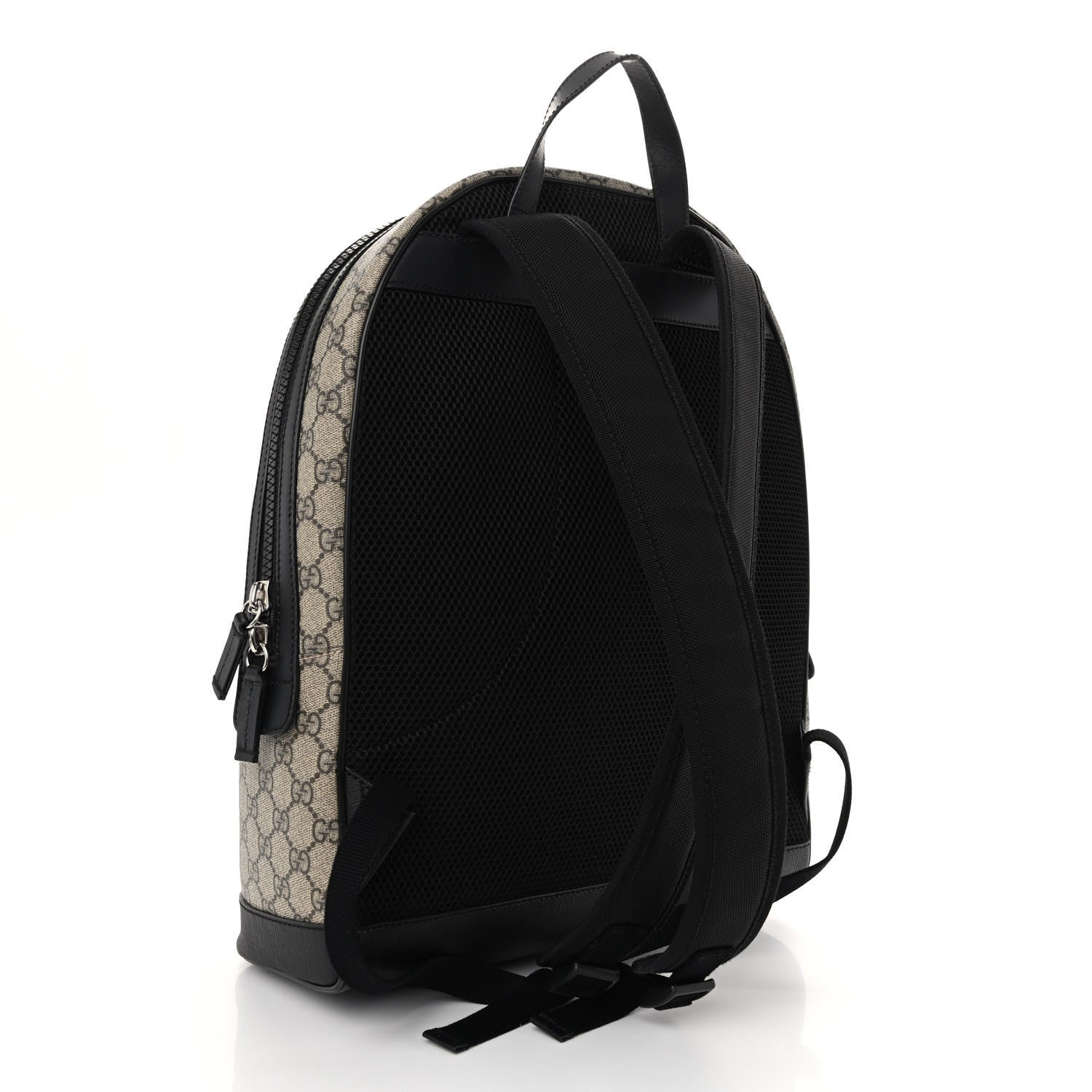 Gucci GG Supreme Monogram Medium Backpack Black 3 of 10