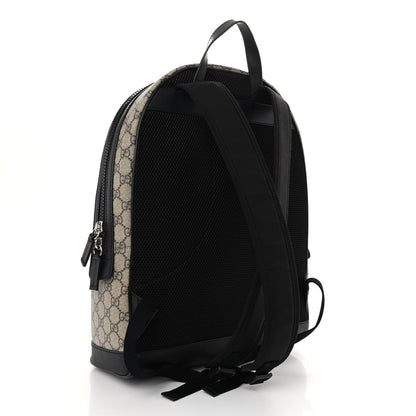Gucci GG Supreme Monogram Medium Backpack Black 3 of 10