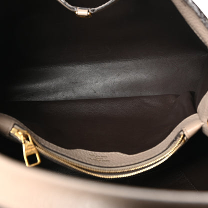 Louis Vuitton Taurillon Capucines MM Galet 5 of 12