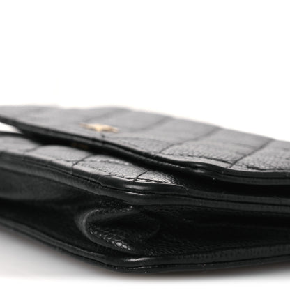 Chanel Caviar Quilted Wallet on Chain WOC Black 11 of 17