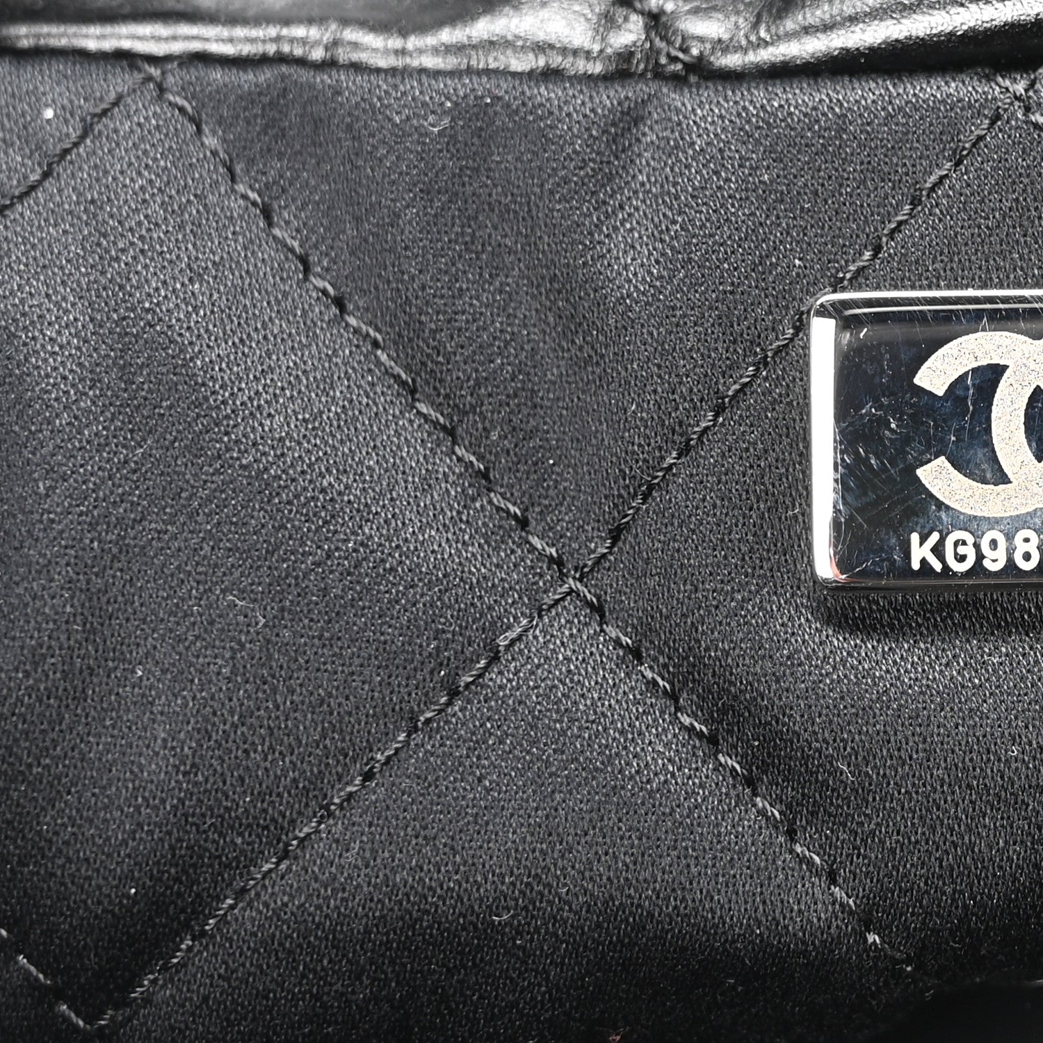 Chanel Shiny Calfskin Quilted Small Chanel 22 So Black 8 of 11