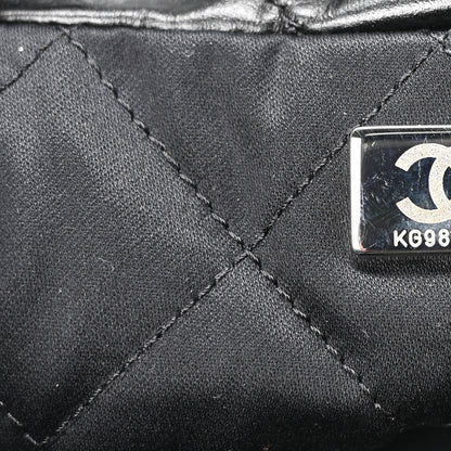 Chanel Shiny Calfskin Quilted Small Chanel 22 So Black 8 of 11