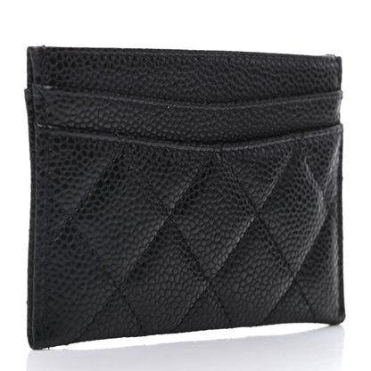 Chanel Caviar Quilted Card Holder Black 3 of 8