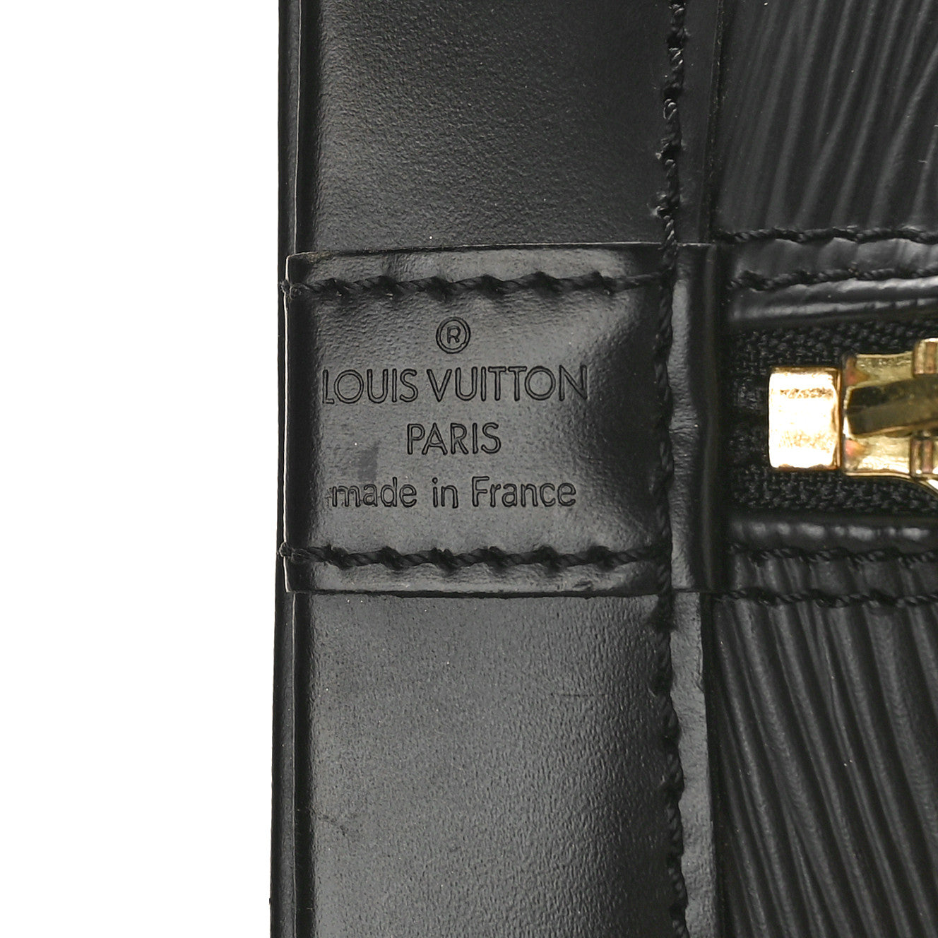 Louis Vuitton Epi Alma PM Black 6 of 9