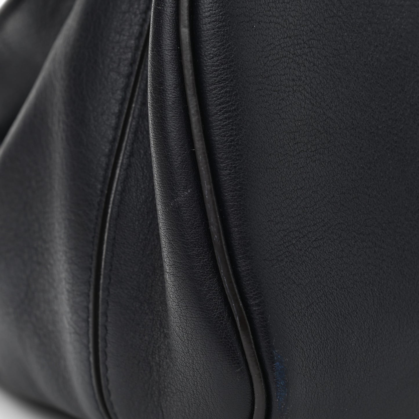 Calfskin Medium Owen Flap Bag Full Blue