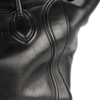 Celine Supple Calfskin Medium Phantom Luggage Black 8 of 10