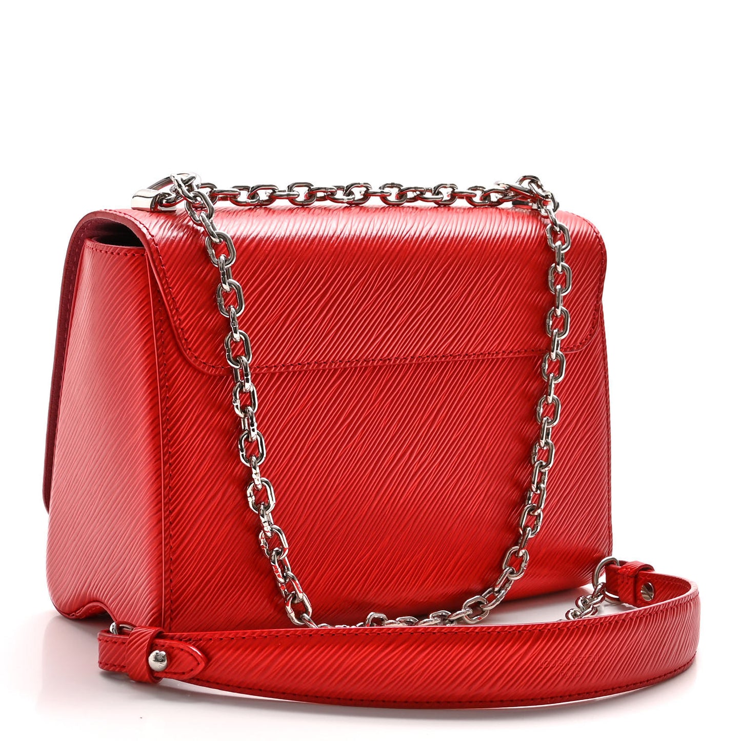 Epi Twist Shoulder Bag MM Coquelicot