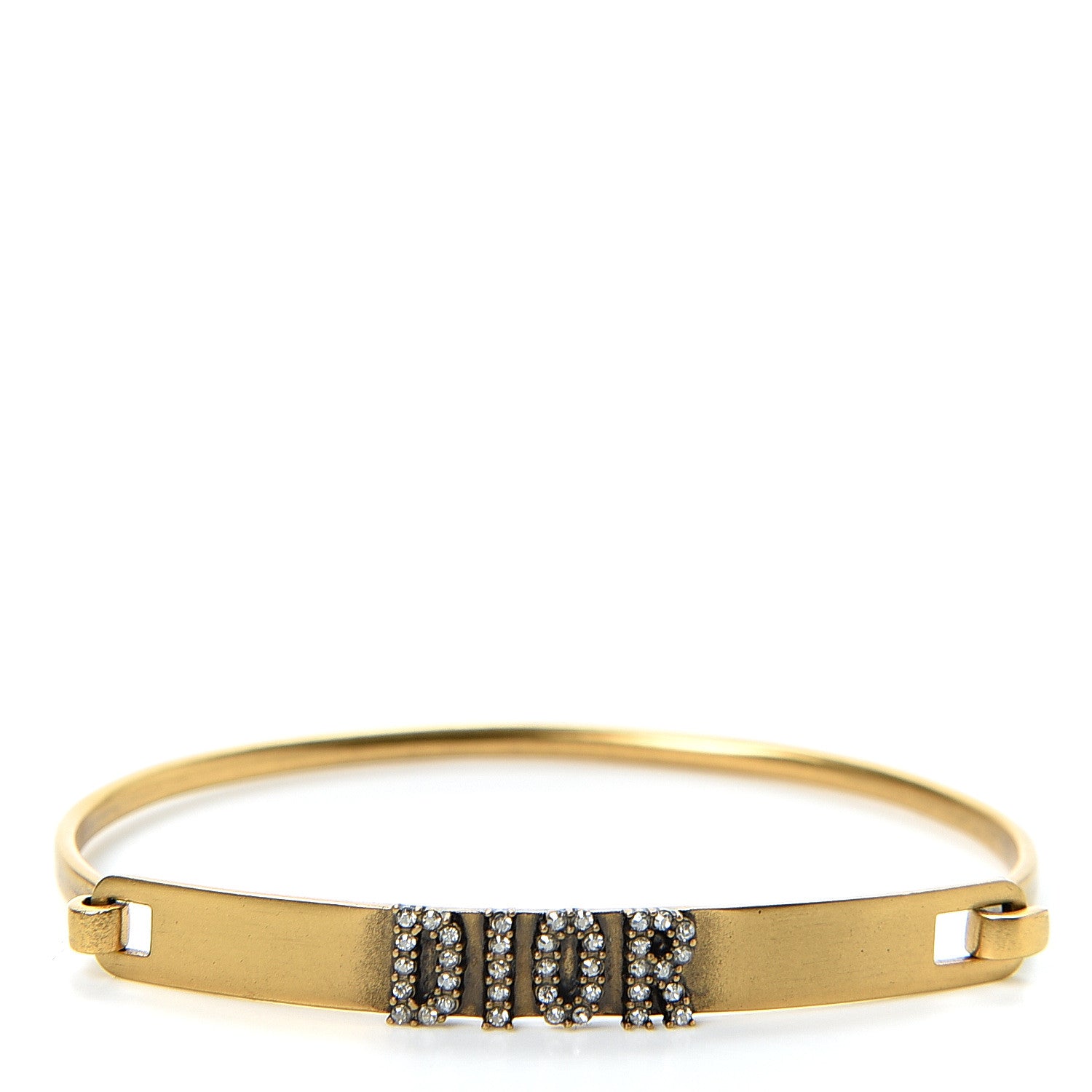 Christian Dior Metal Crystal Dio(r)evolution Bracelet Set Gold 5 of 11