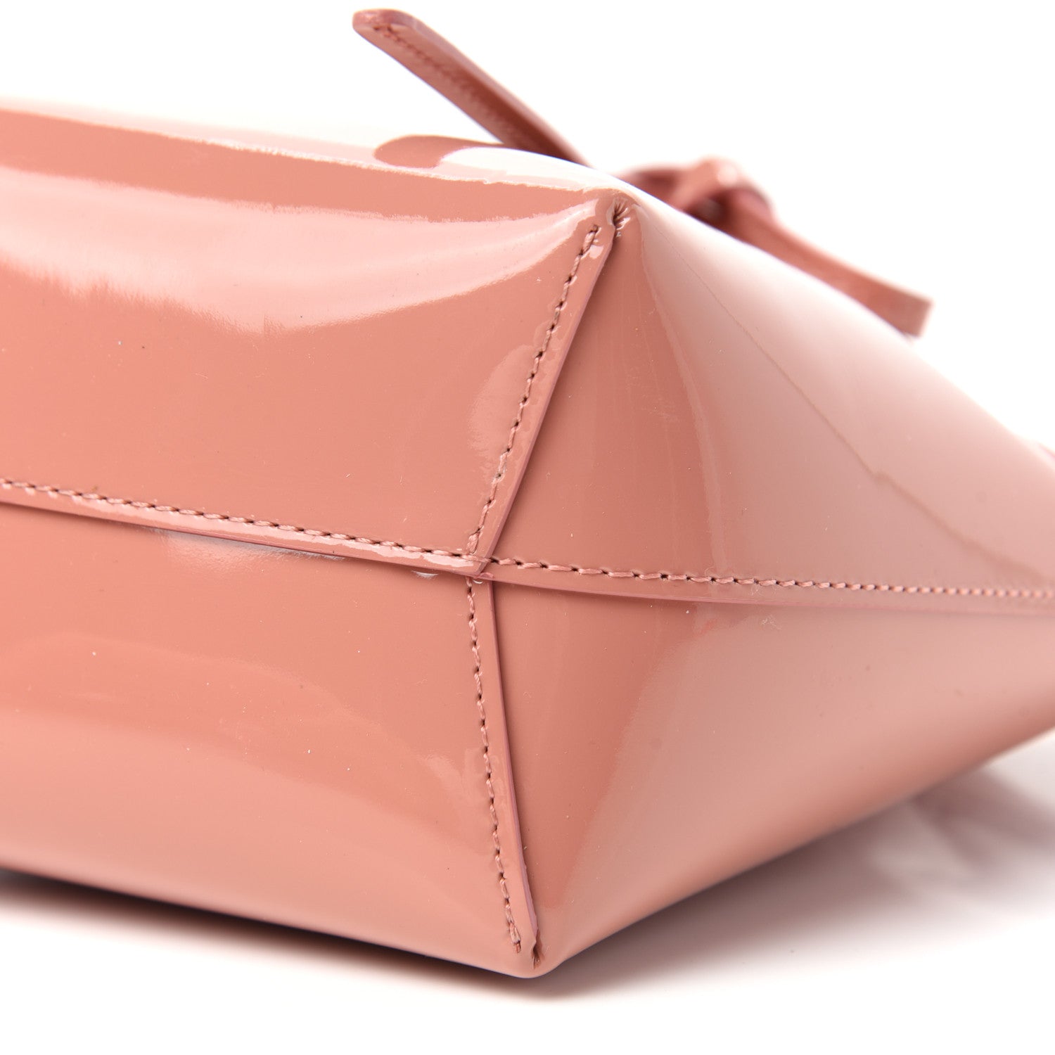 Mansur Gavriel Patent Calfskin Mini Mini Bucket Blush 9 of 10