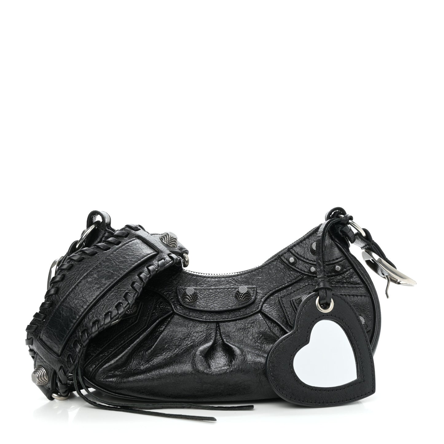 Agneau Arena Le Cagole Shoulder Bag XS Black