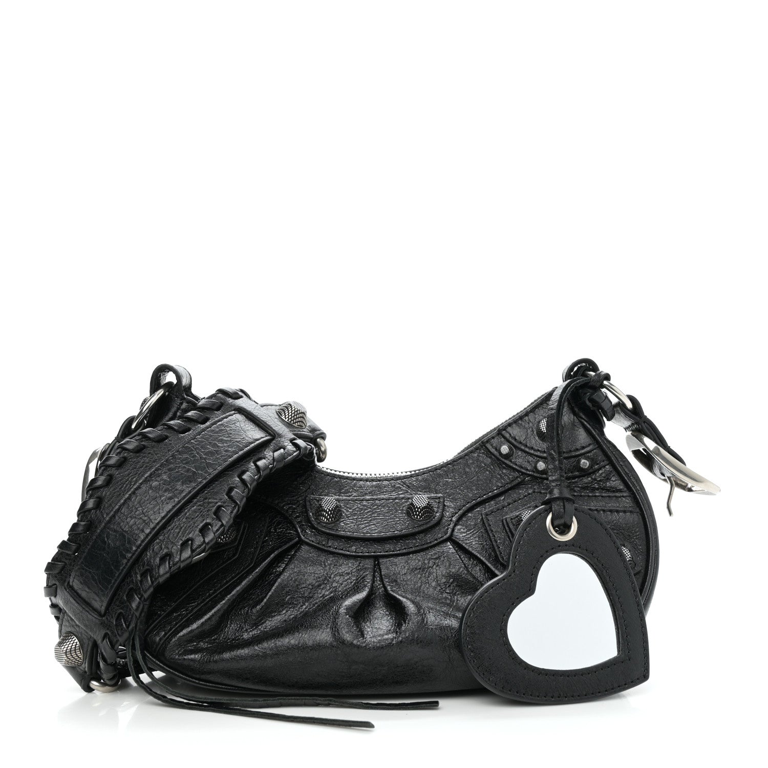 Balenciaga Agneau Arena Le Cagole Shoulder Bag XS Black 2 of 10