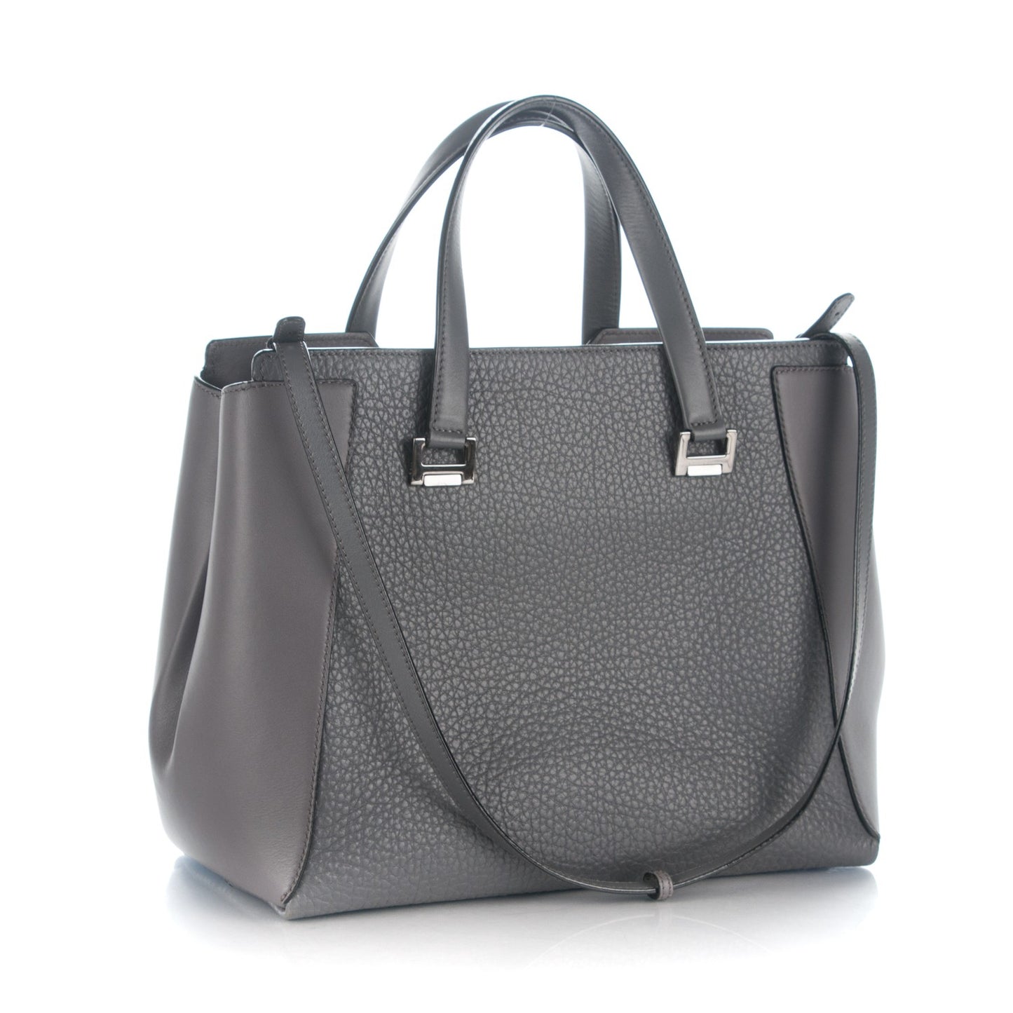 Smooth Grained Calfskin Large Alfie Tote Twilight