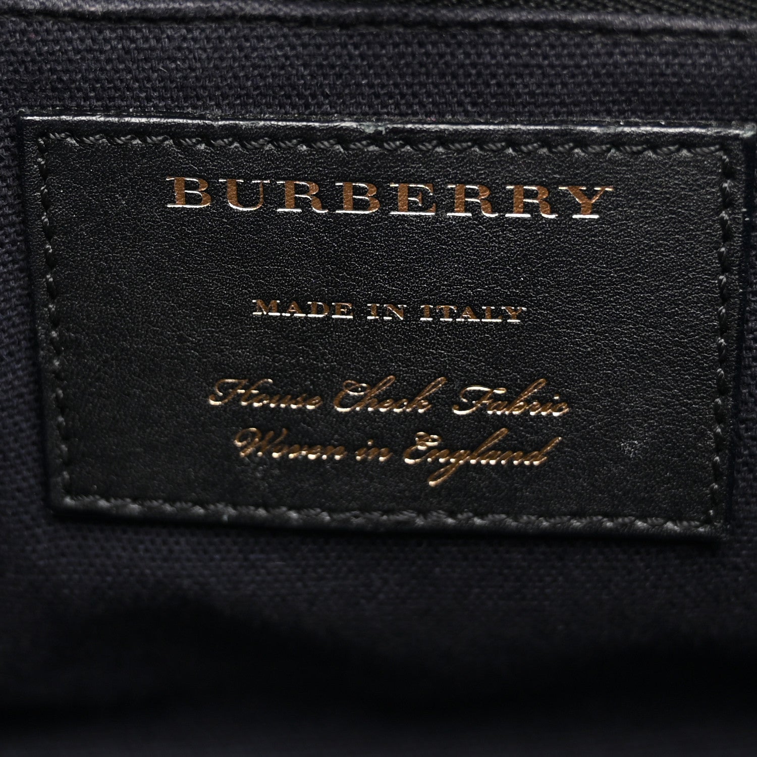 Burberry Grainy Calfskin House Check Small Banner Tote Red 5 of 12