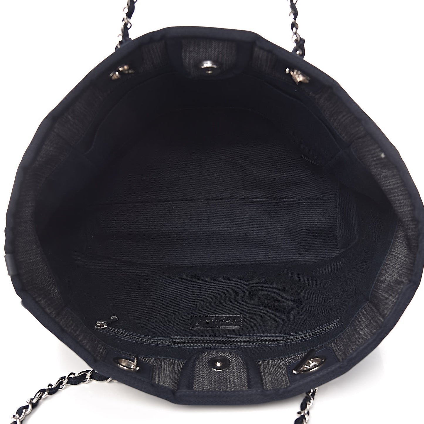 Denim Small Deauville Tote Dark Blue