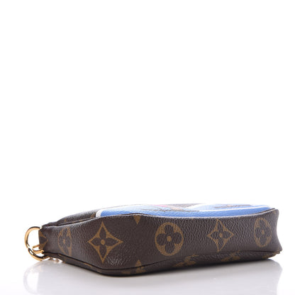 Louis Vuitton Monogram 2018 Christmas Animation Mini Bears Pochette Accessories 4 of 8