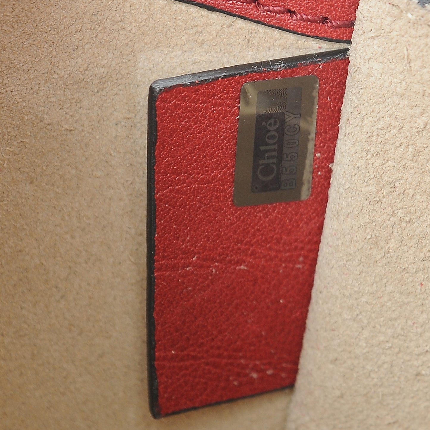 Calfskin Small Nile Bracelet Bag Intense Red