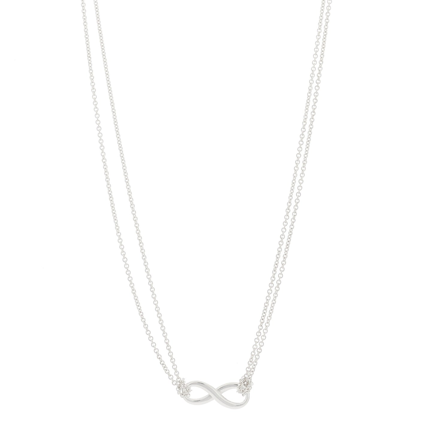 Sterling Silver Infinity Pendant Necklace