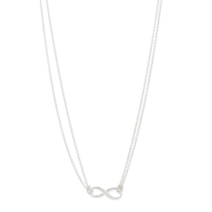 Tiffany Sterling Silver Infinity Pendant Necklace 1 of 4