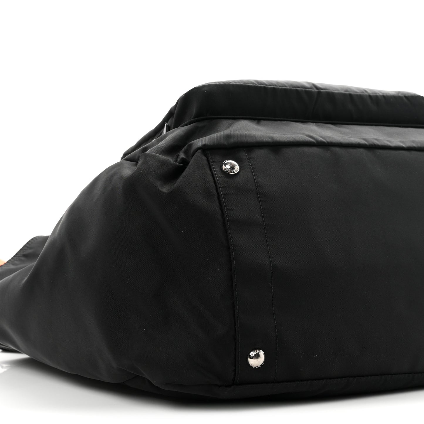 Tessuto Nylon Vela Diaper Bag Black