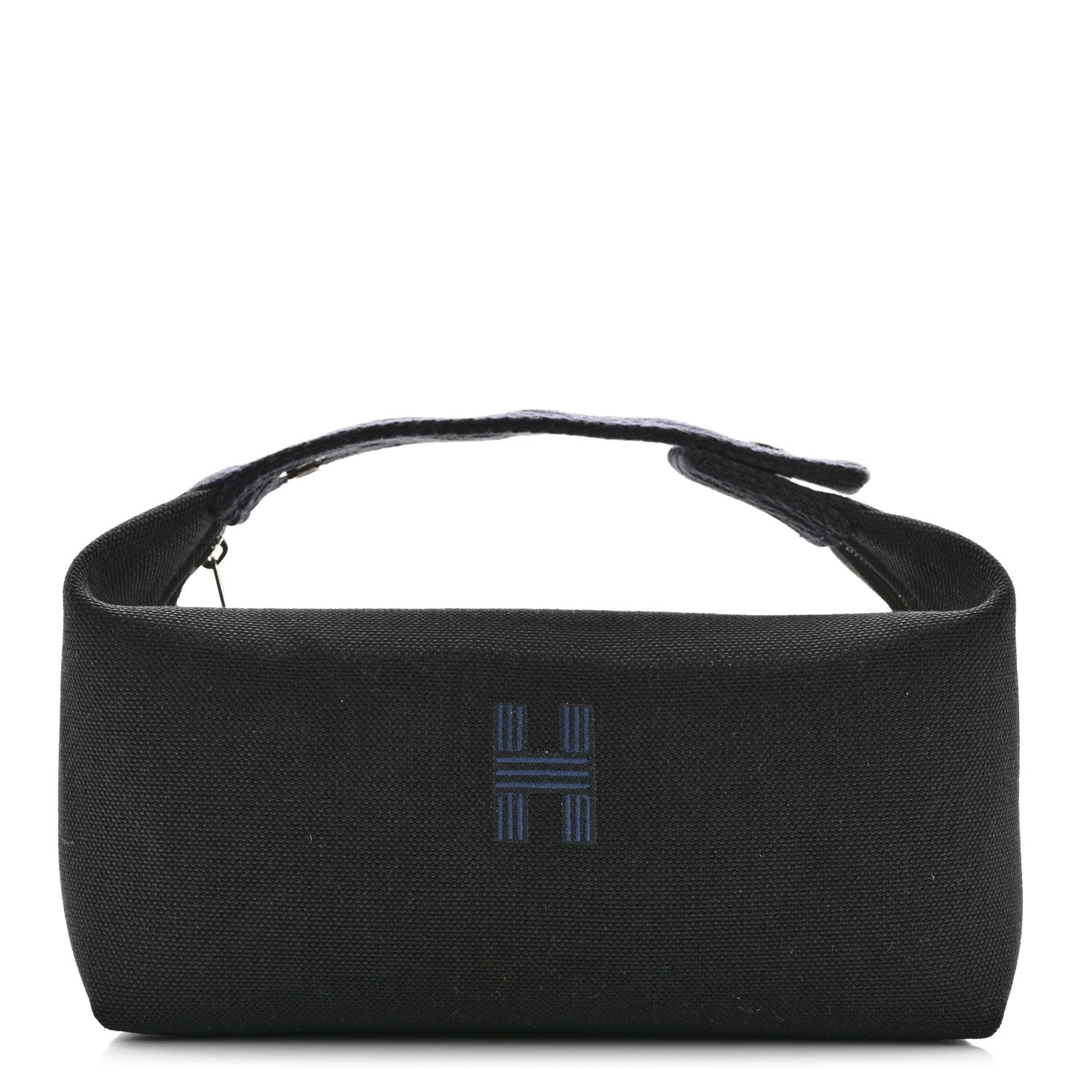 Hermes Canvas Small Bride-A-Brac Pouch Black Bleu Nuit 1 of 6