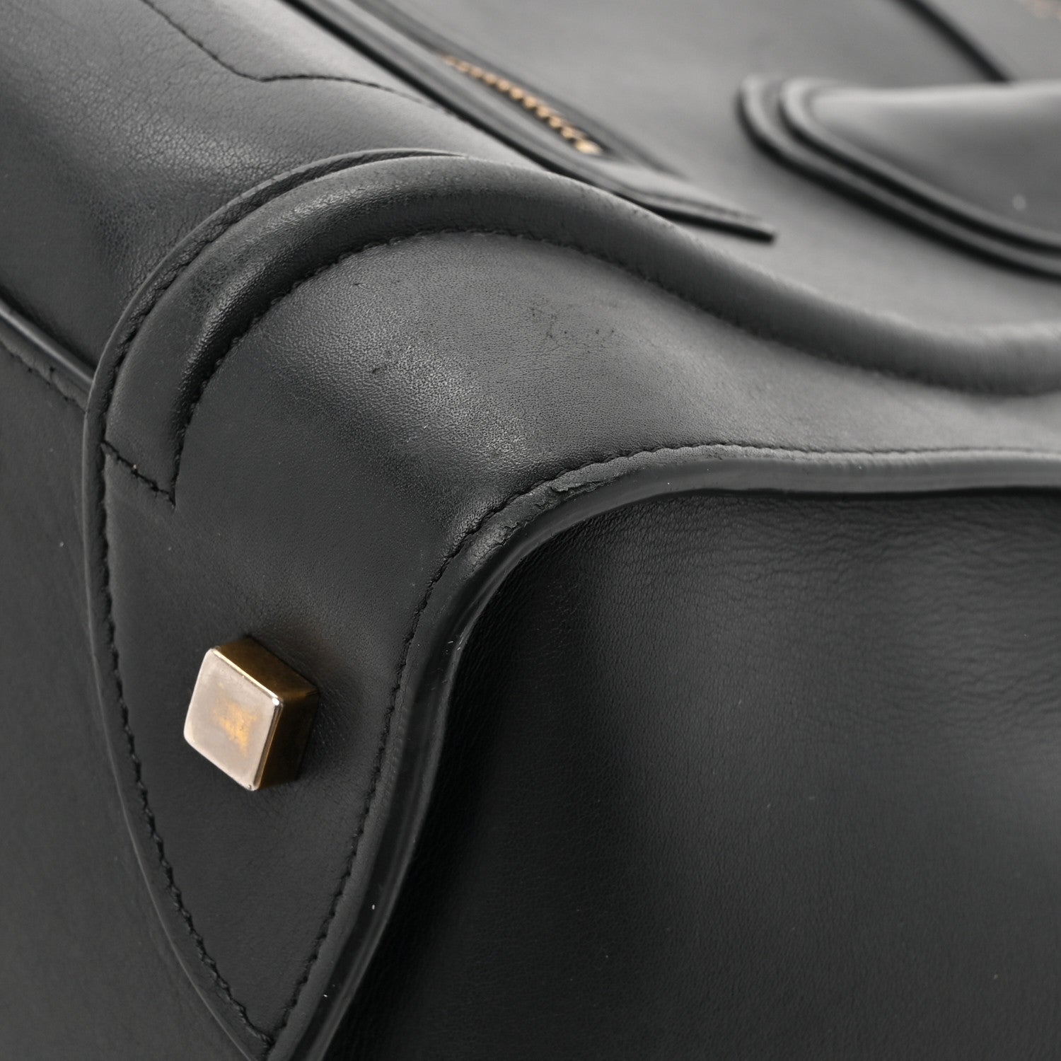 Celine Smooth Calfskin Mini Luggage Black 11 of 19