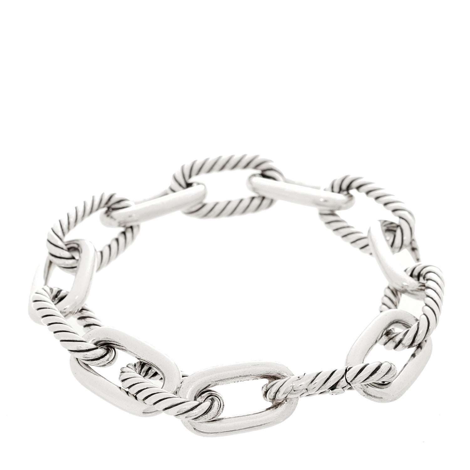 David Yurman Sterling Silver 11mm Madison Chain Bracelet 2 of 3
