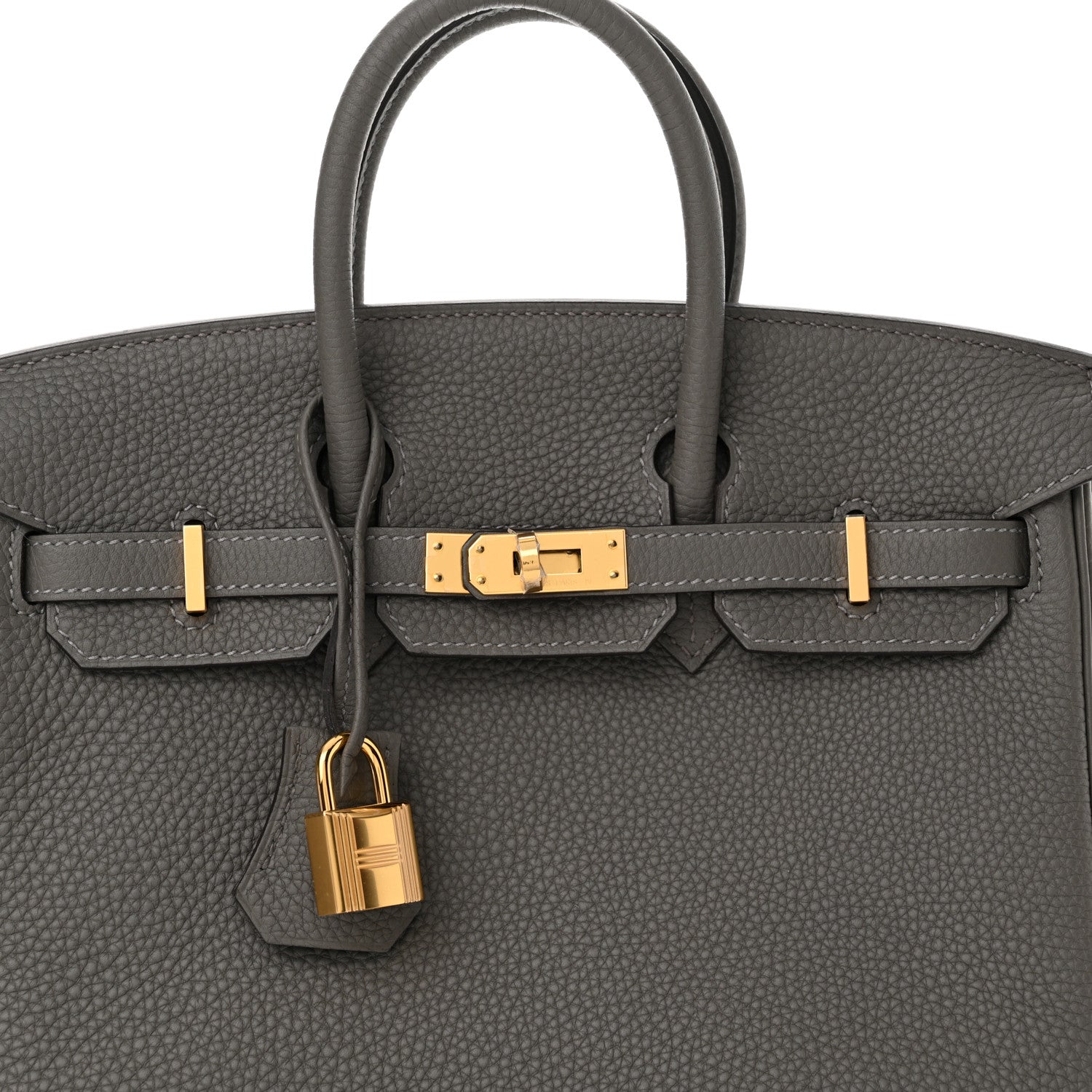 Hermes Togo Birkin 25 Gris Meyer 8 of 12