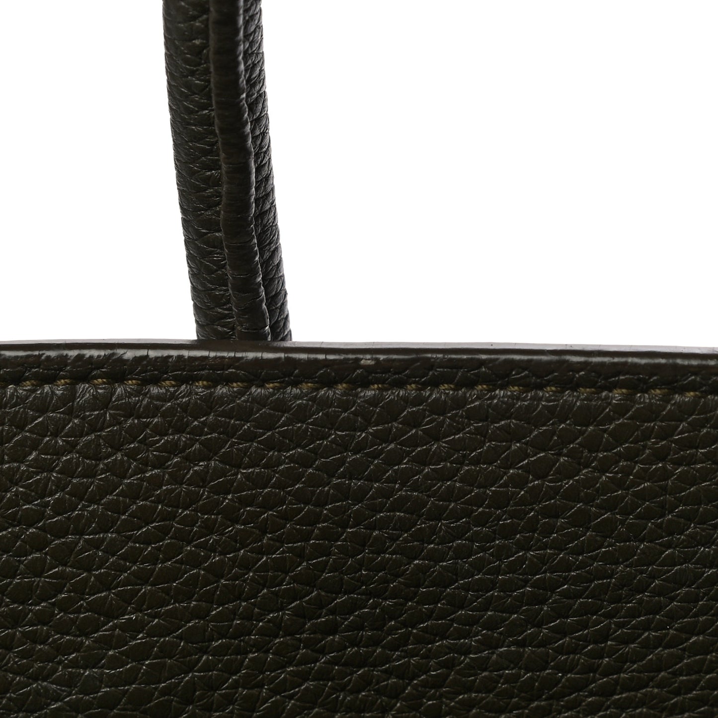Grained Calfskin Baby Sac De Jour Souple Earth