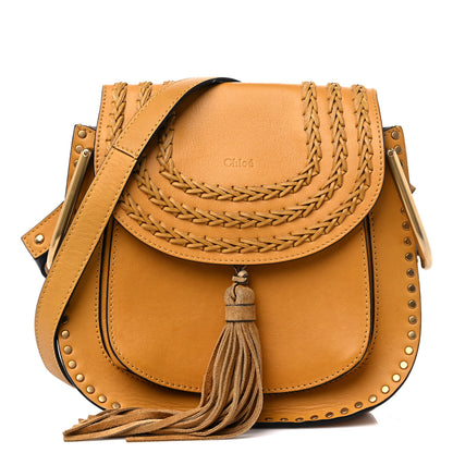 Chloe Calfskin Braided Small Hudson Shoulder Bag Sunflower 1 of 13