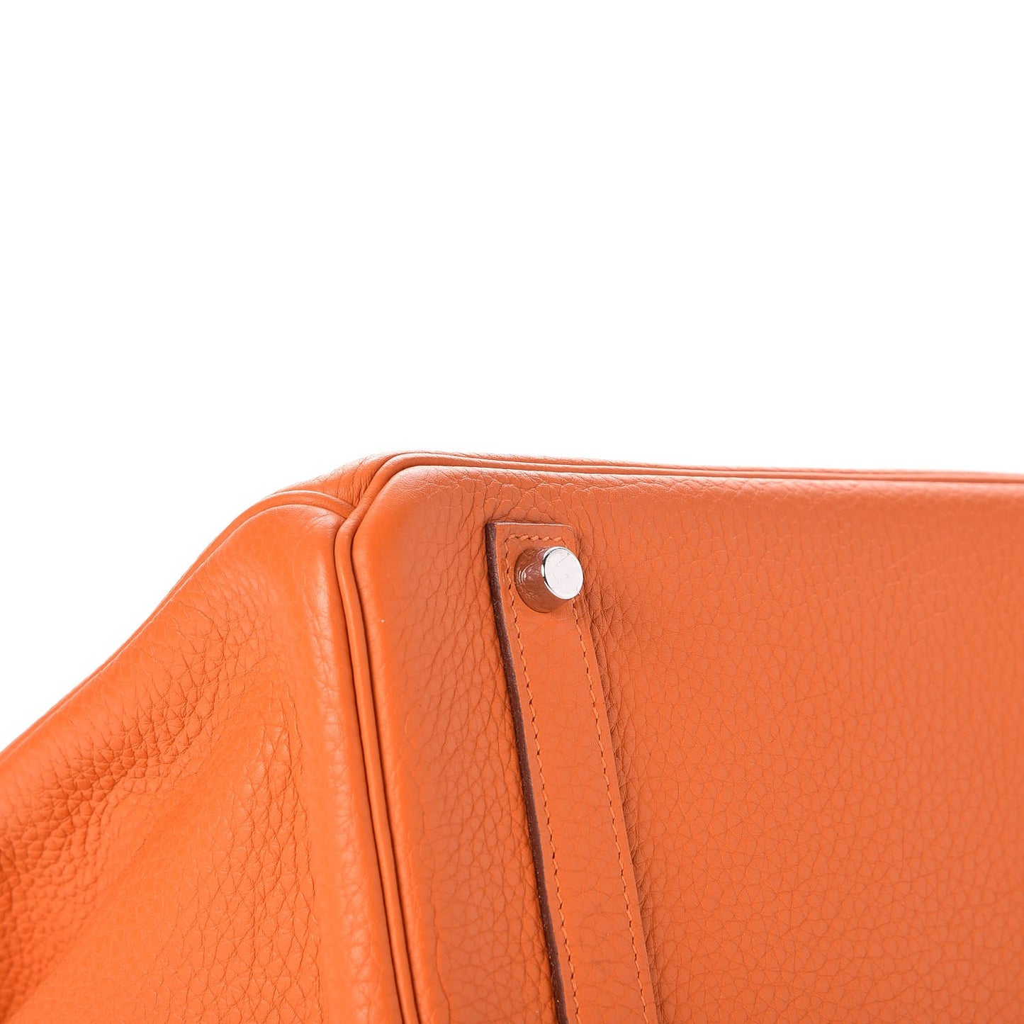 Taurillon Clemence Birkin 35 Orange