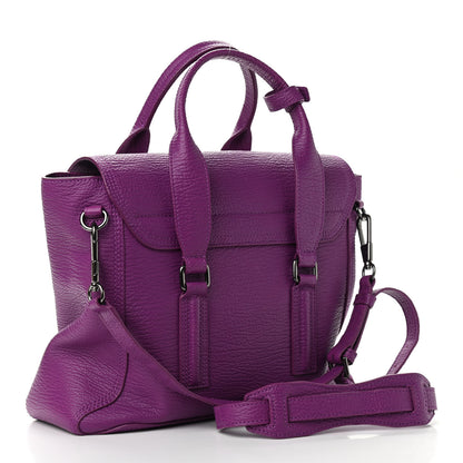 3.1 Phillip Lim Textured Calfskin Medium Pashli Satchel Orchid 2 of 8