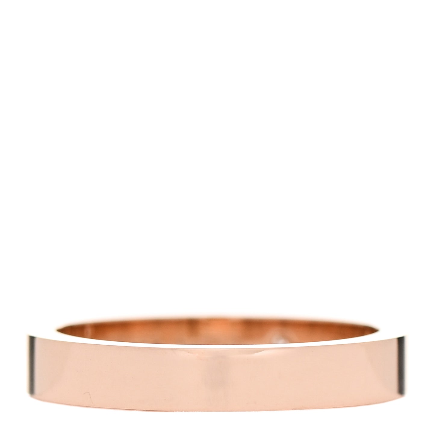 18K Pink Gold Diamond 3mm C De Cartier Wedding Band Ring 49 5