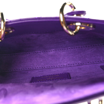 Christian Dior Lambskin Cannage Micro Lady D-Joy Purple 5 of 8