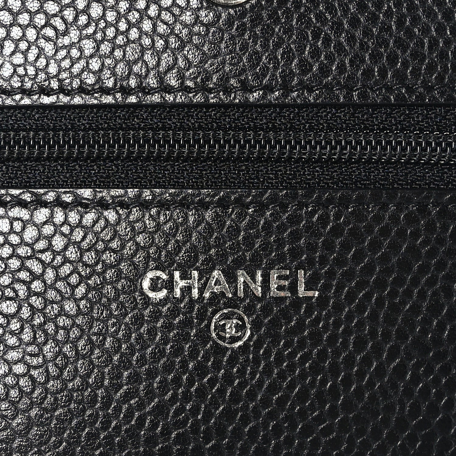 Chanel Caviar Quilted Wallet on Chain WOC Black 6 of 11