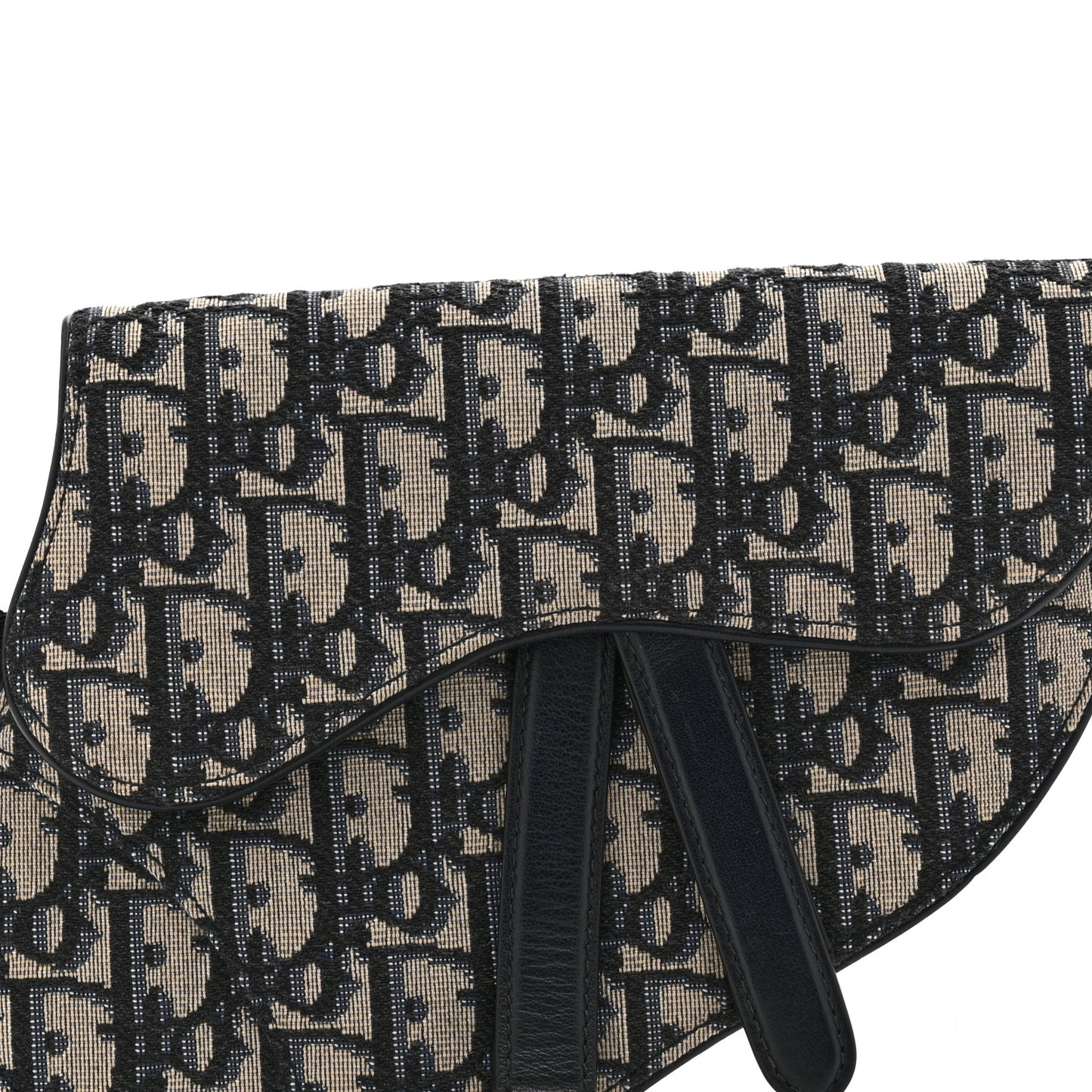 Oblique Saddle Belt Pouch Blue