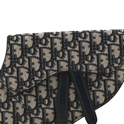 Christian Dior Oblique Saddle Belt Pouch Blue 8 of 10