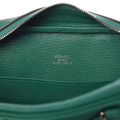 Hermes Chevre Mysore Plume II Mini Vert Vertigo 6 of 7