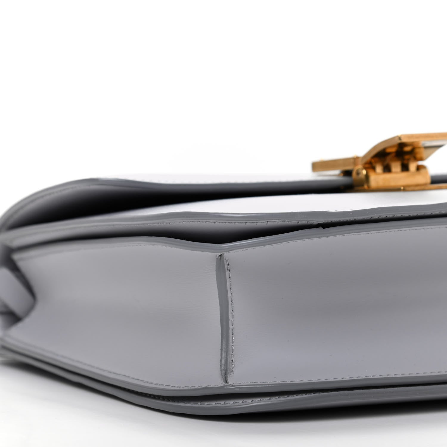 Celine Box Calfskin Medium Classic Box Flap Bag Light Grey 6 of 11