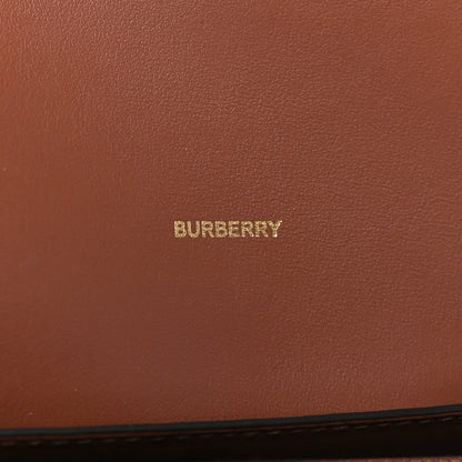 Burberry Vintage Check Grain Calfskin Halton Wallet Tan 6 of 8